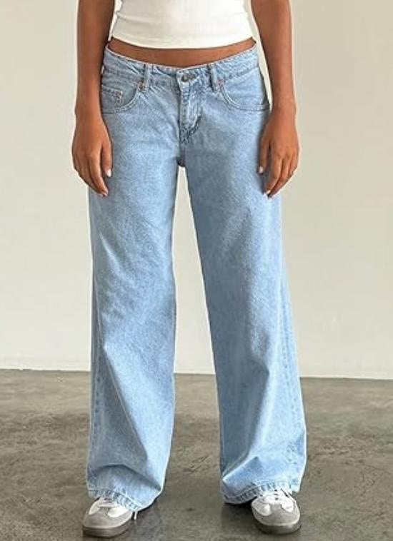 Dames Low Rise Jeans