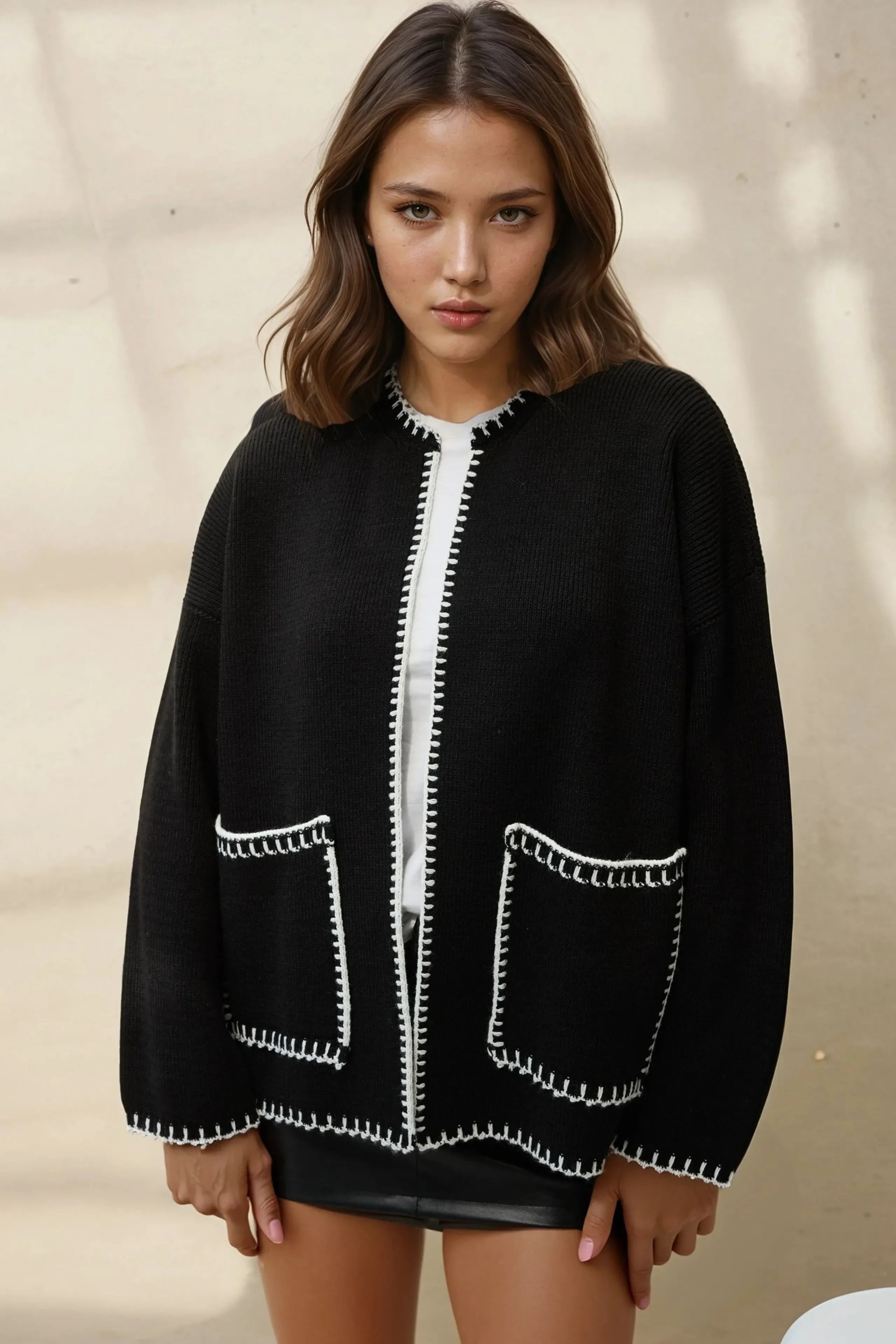 Elara | Long Knit Cardigan