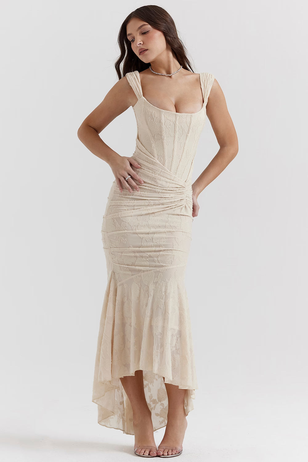 Aveline | Asymmetric Maxi Dress