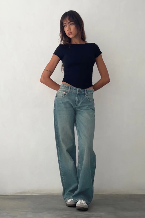 Dames Low Rise Jeans