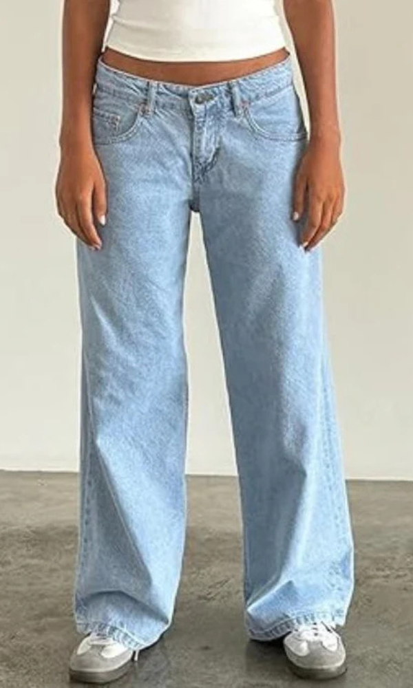 Dames Low Rise Jeans