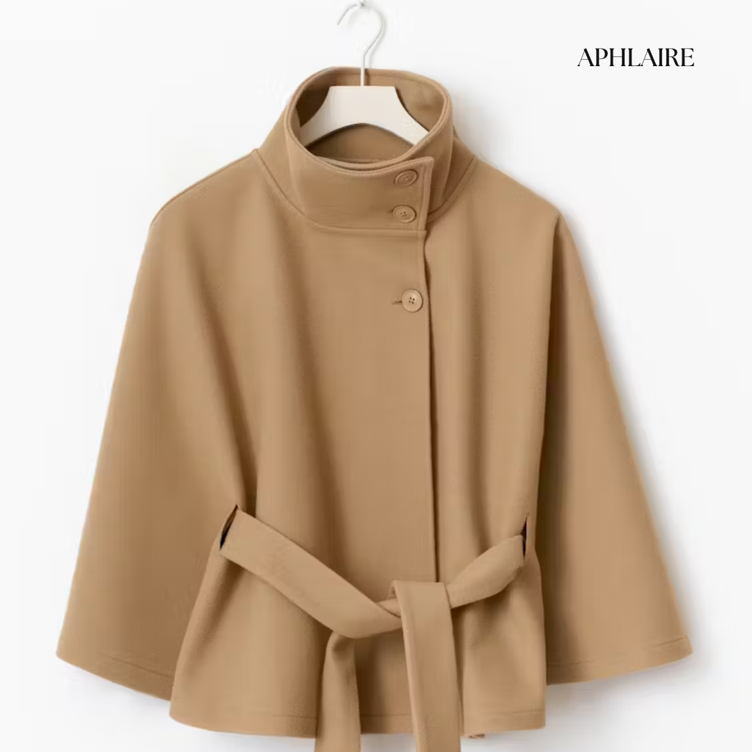 Aphlaire Belted Cape Jacket