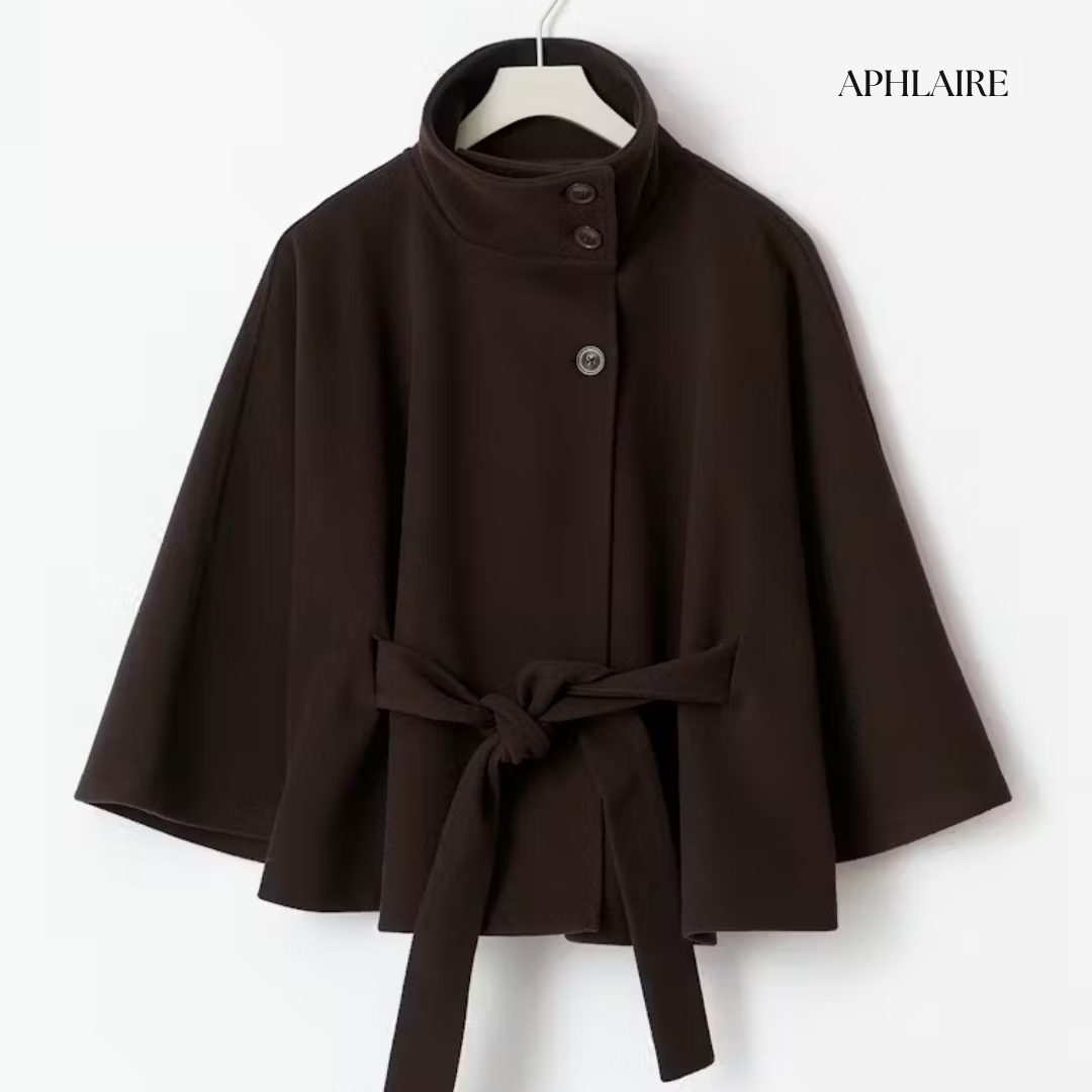 Aphlaire Belted Cape Jacket