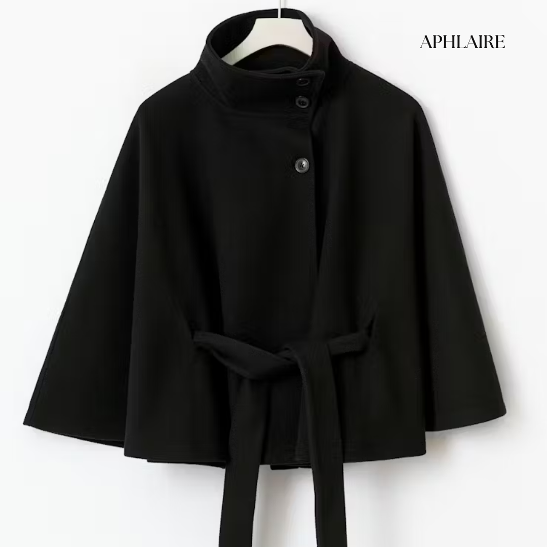 Aphlaire Belted Cape Jacket