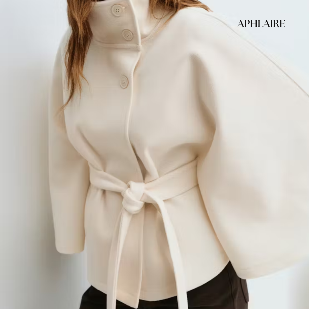 Aphlaire Belted Cape Jacket