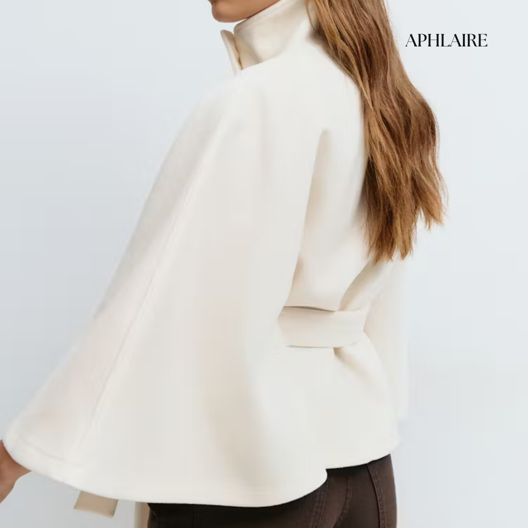 Aphlaire Belted Cape Jacket
