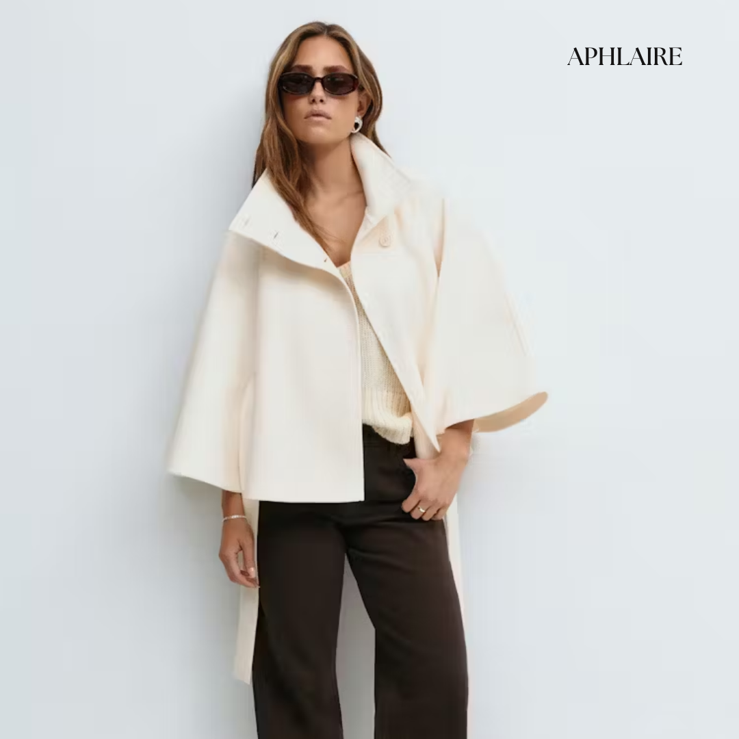 Aphlaire Belted Cape Jacket
