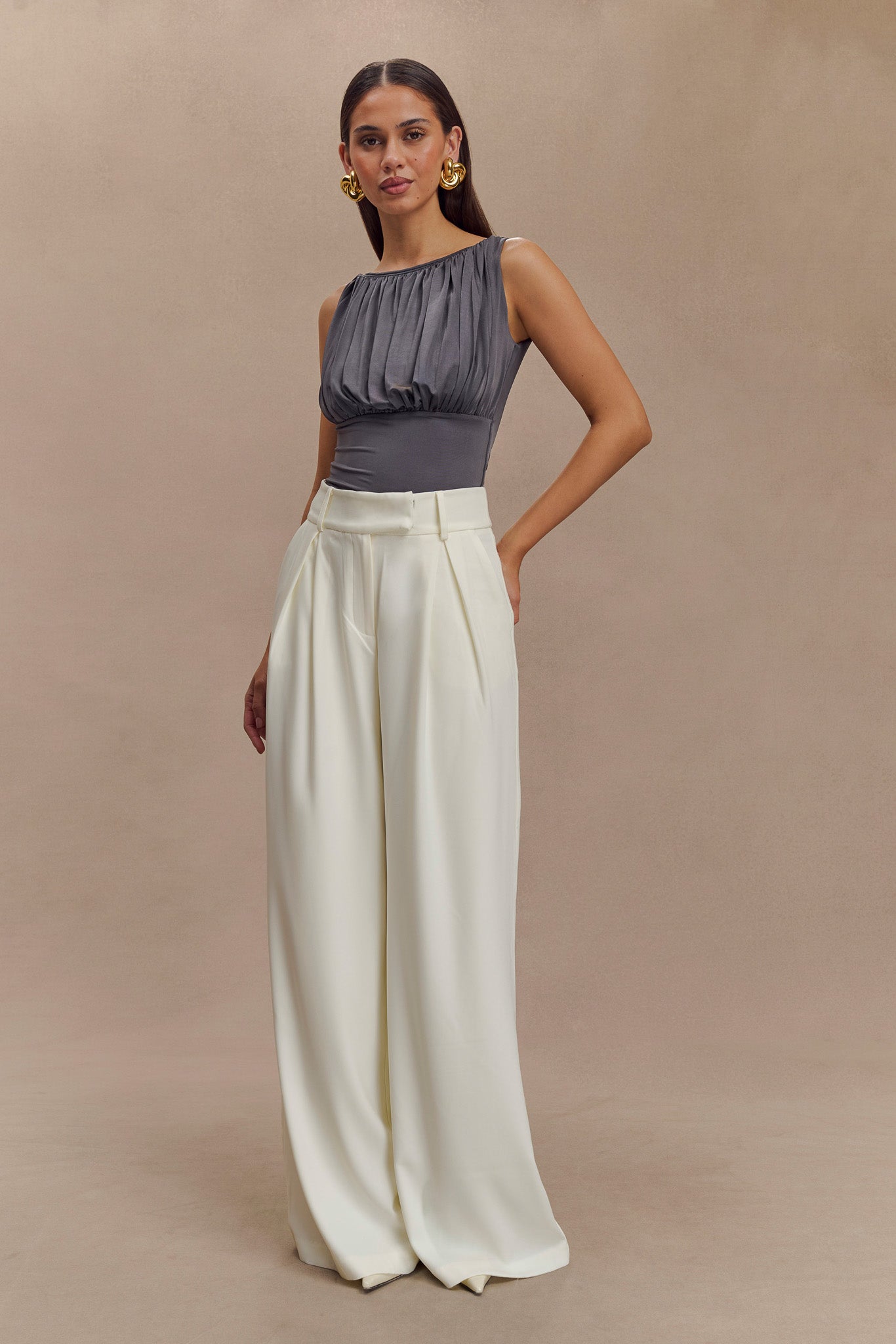 Tiarna Top - Dark Charcoal