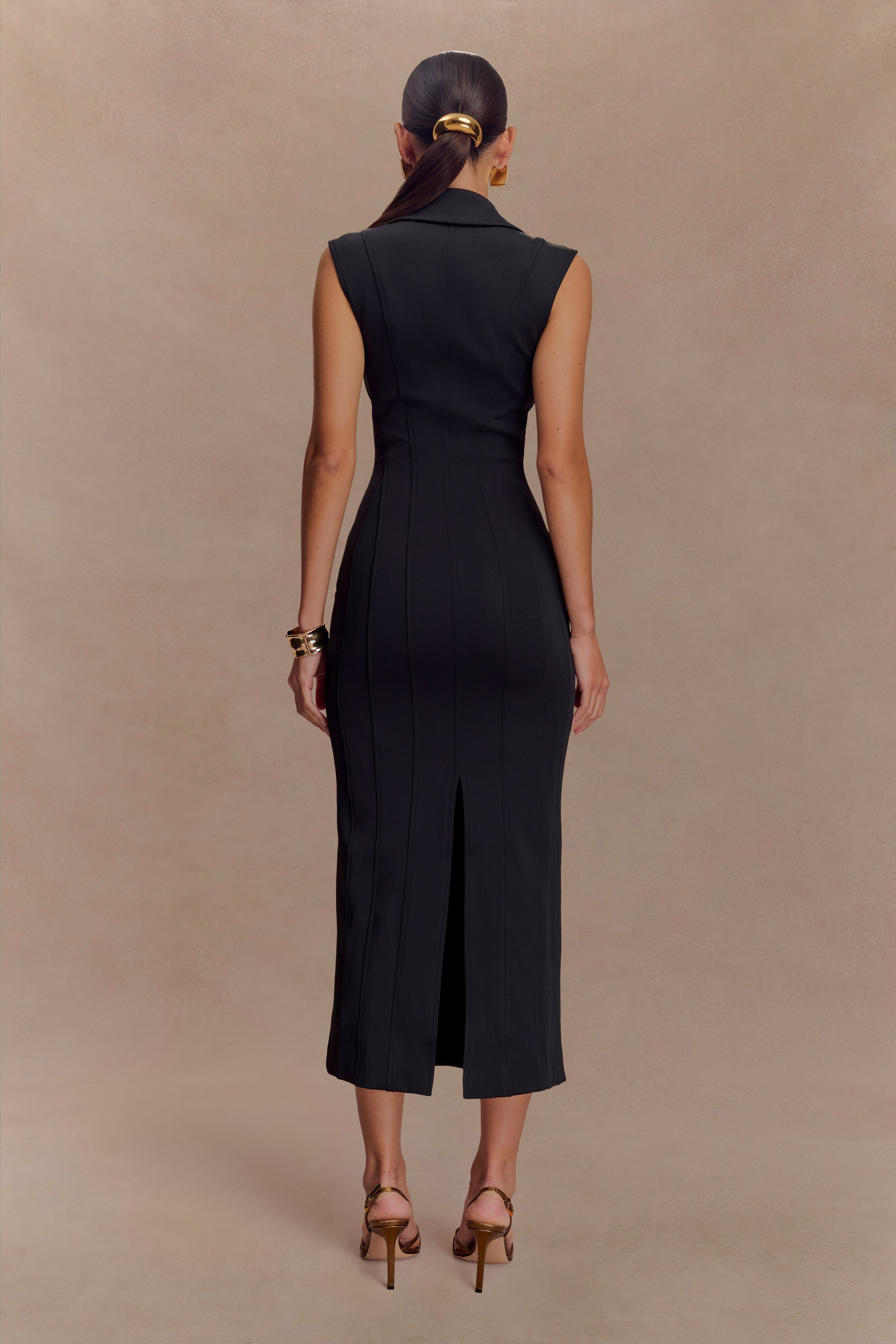 Keagan V-Neck Midi Dress