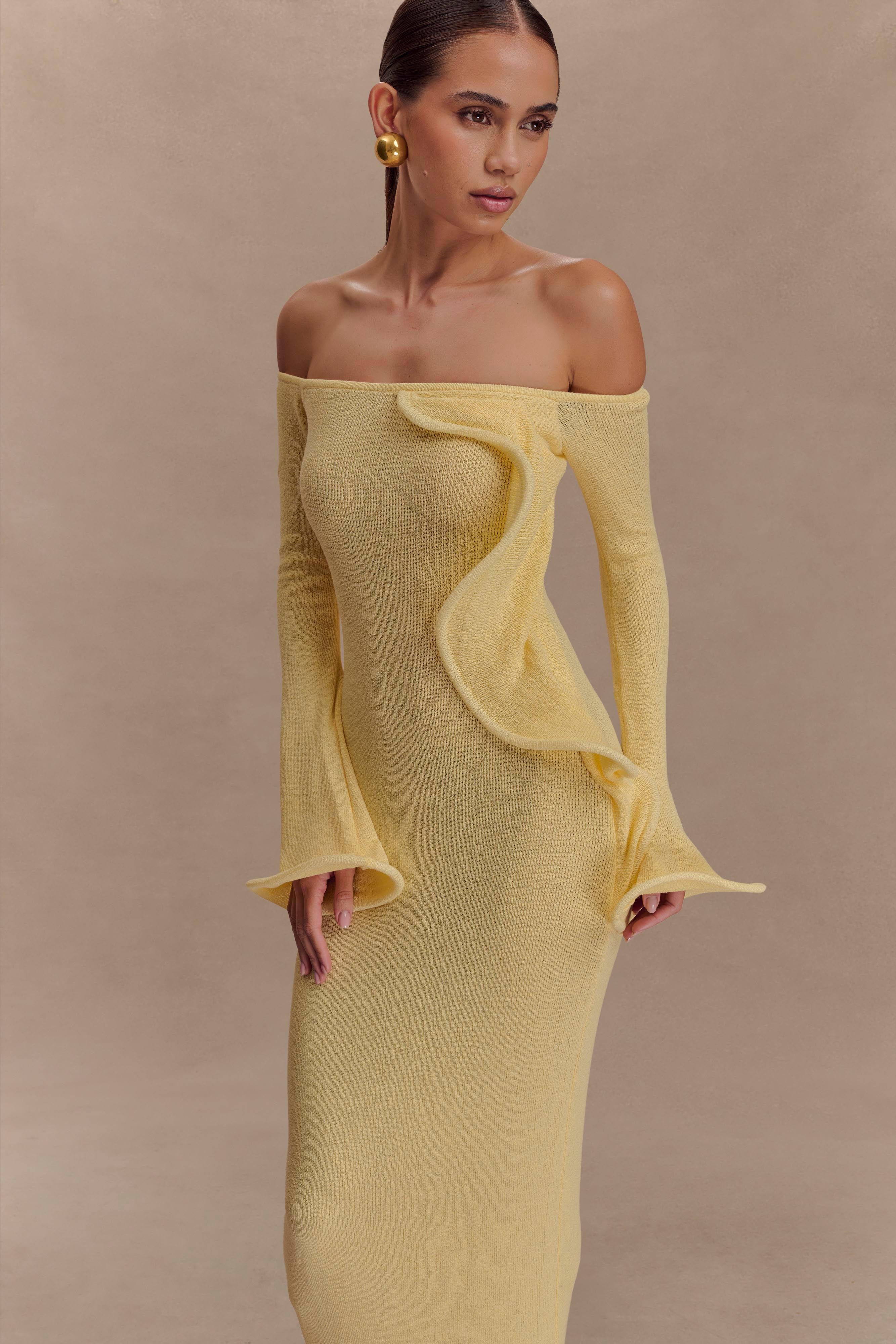 Lemon Breeze Maxi Dress