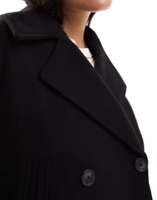 Malia | Cropped Button Coat