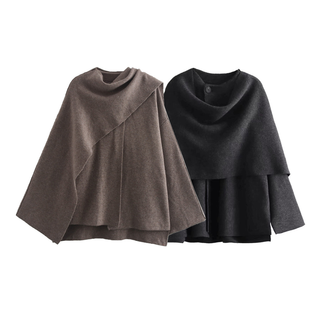 Cape Coat Voor Dames – Oversized Snit, Luxe Look & Ideaal Voor Herfst En Winter