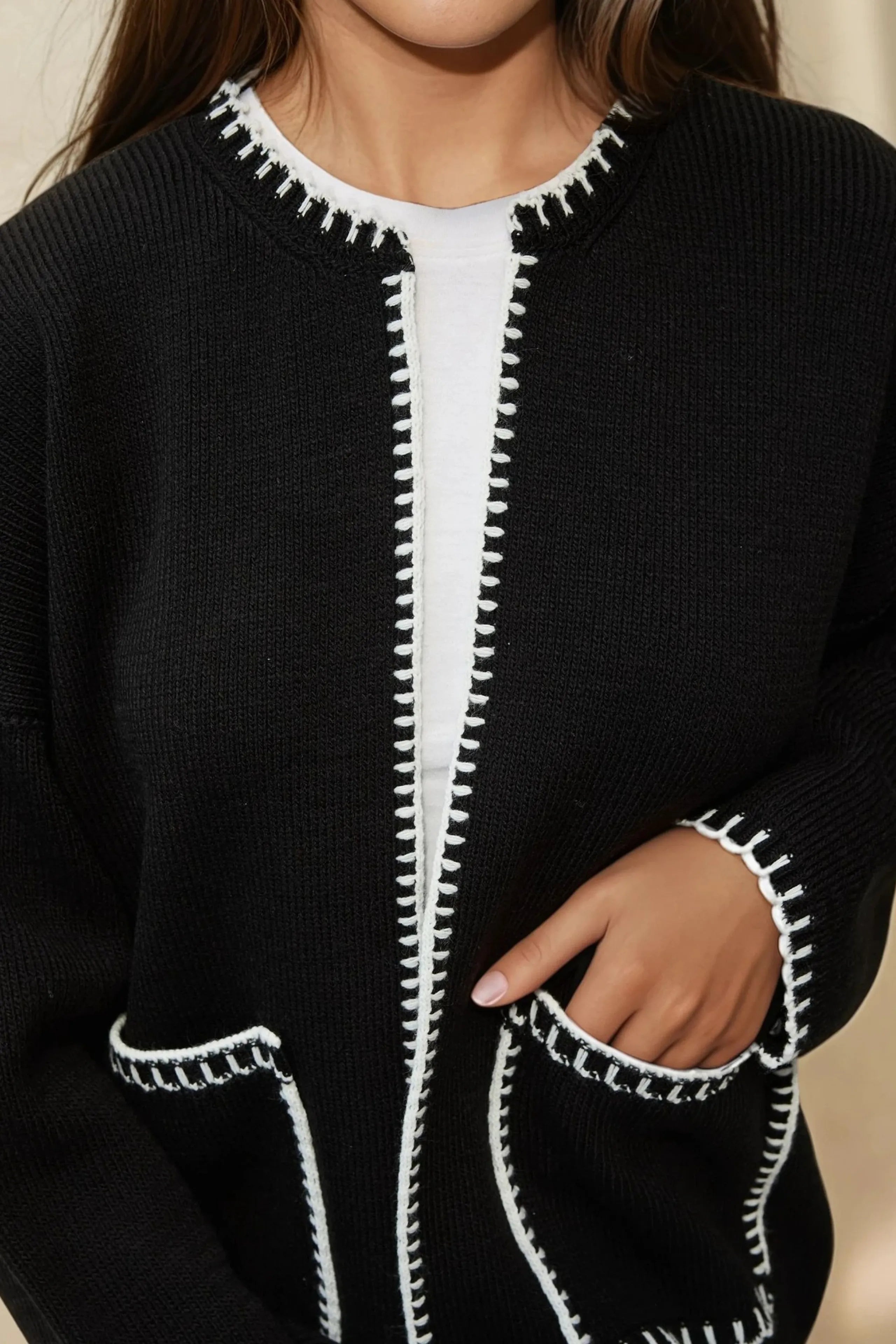 Elara | Long Knit Cardigan