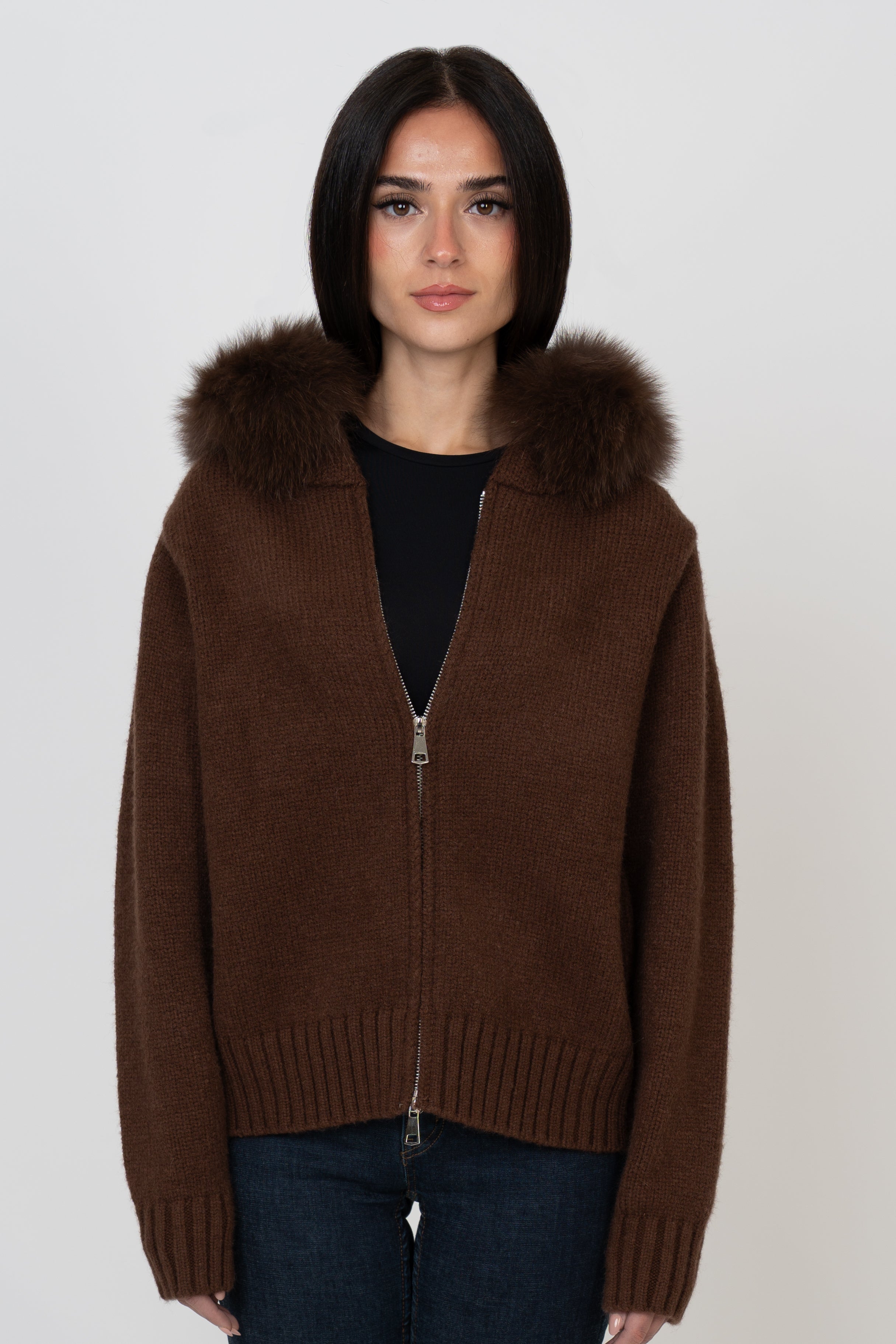 Luxe Faux Fur Collar Jacket