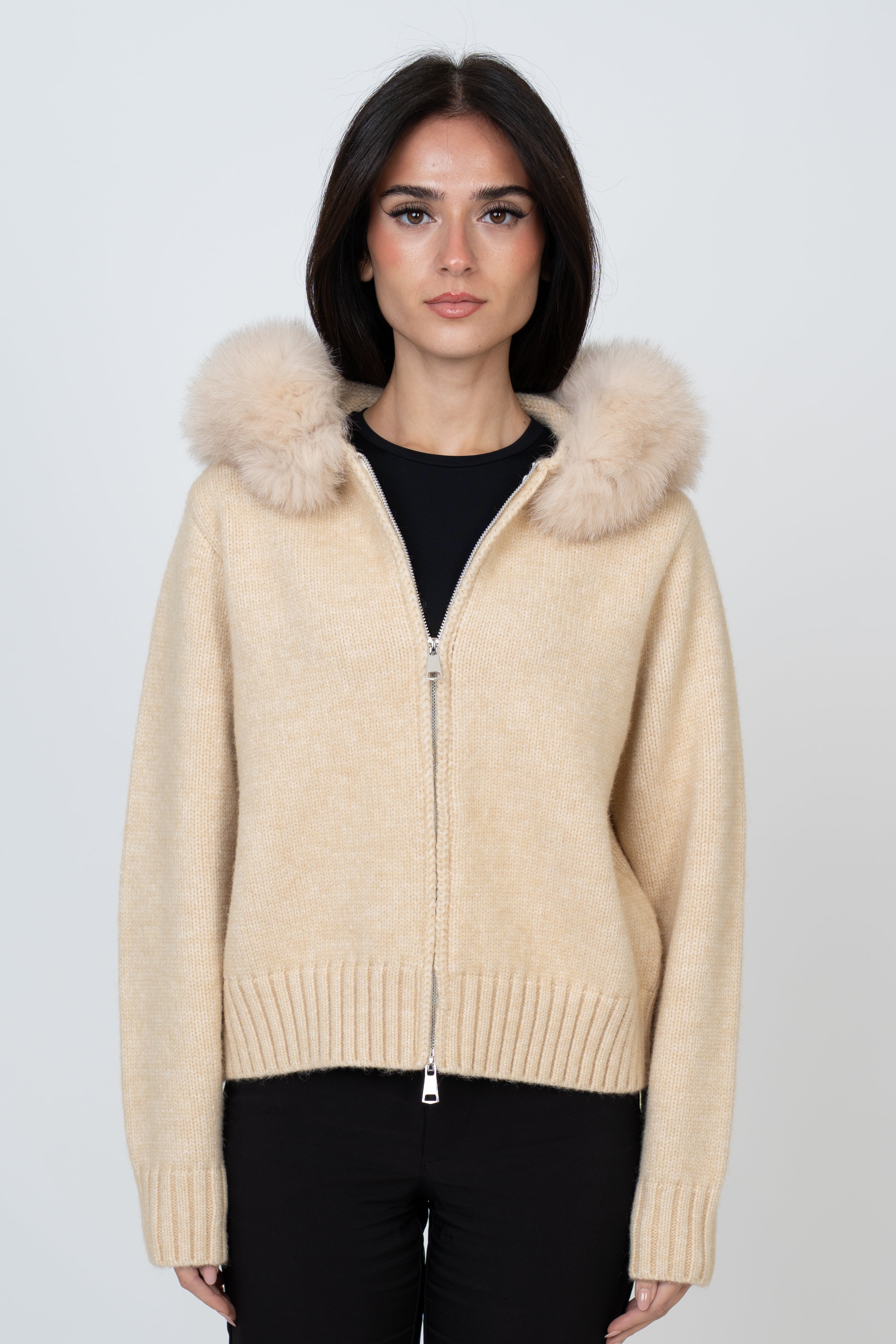 Luxe Faux Fur Collar Jacket