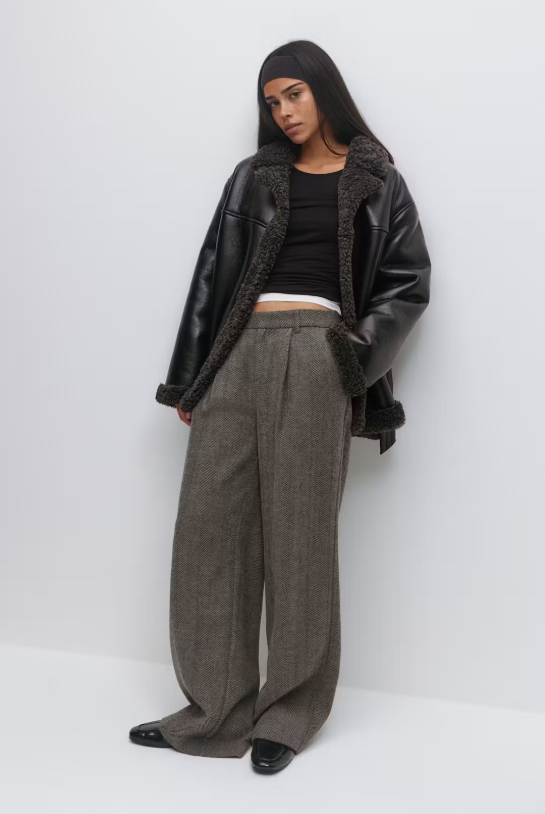 Teddy PU Belted Jacket