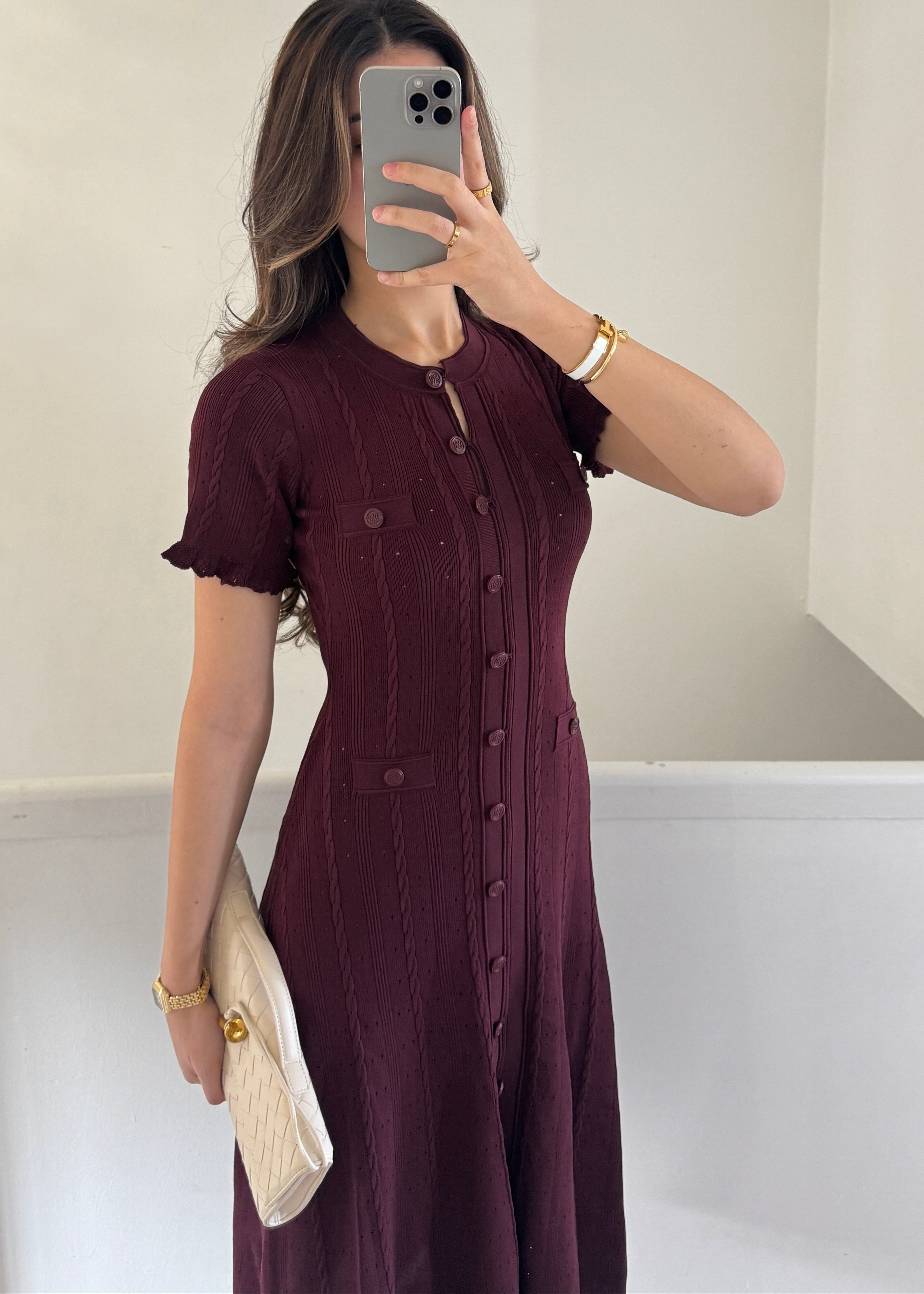 Claire Luxe Tweed Dress