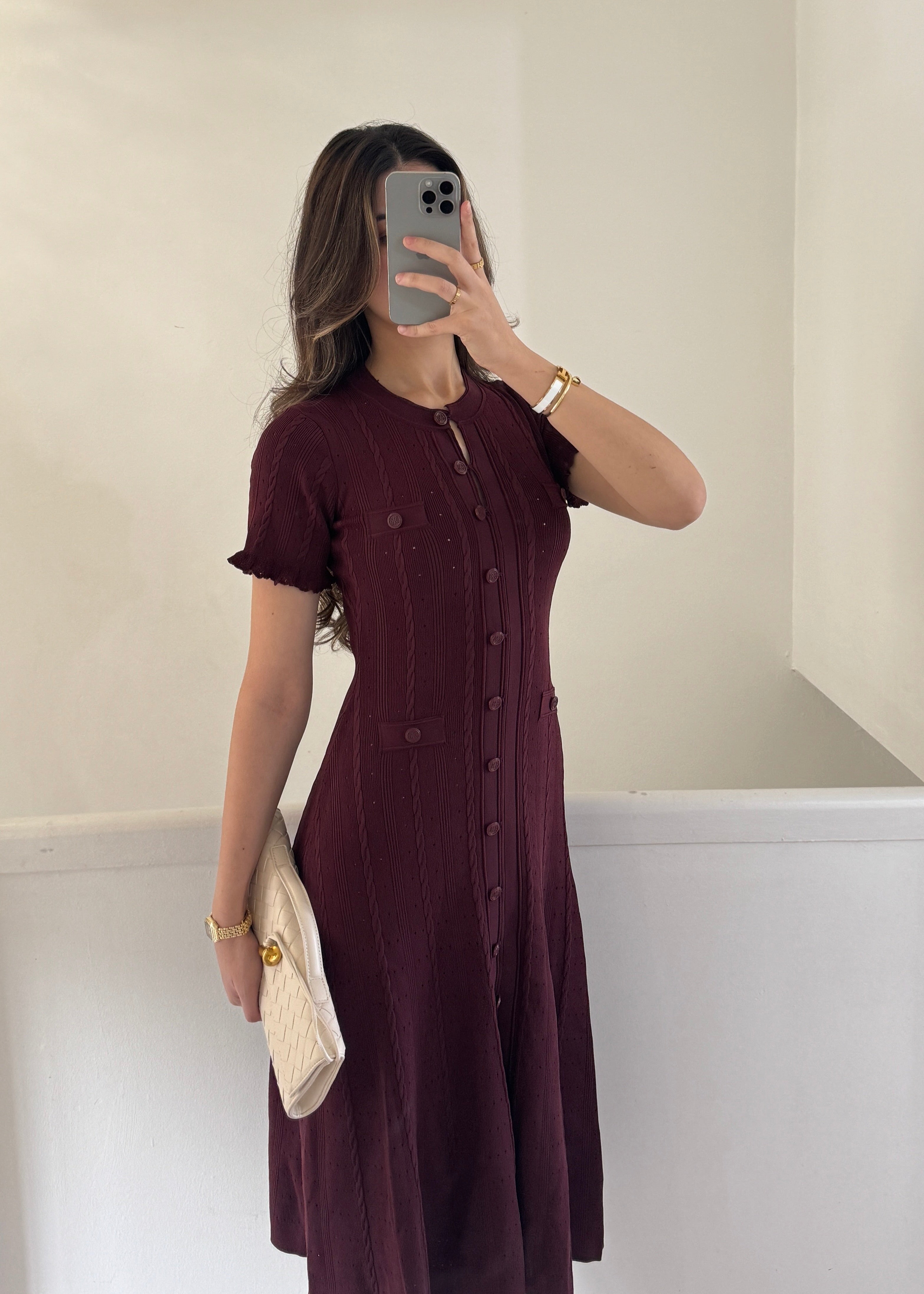 Claire Luxe Tweed Dress