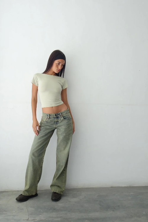 Dames Low Rise Jeans