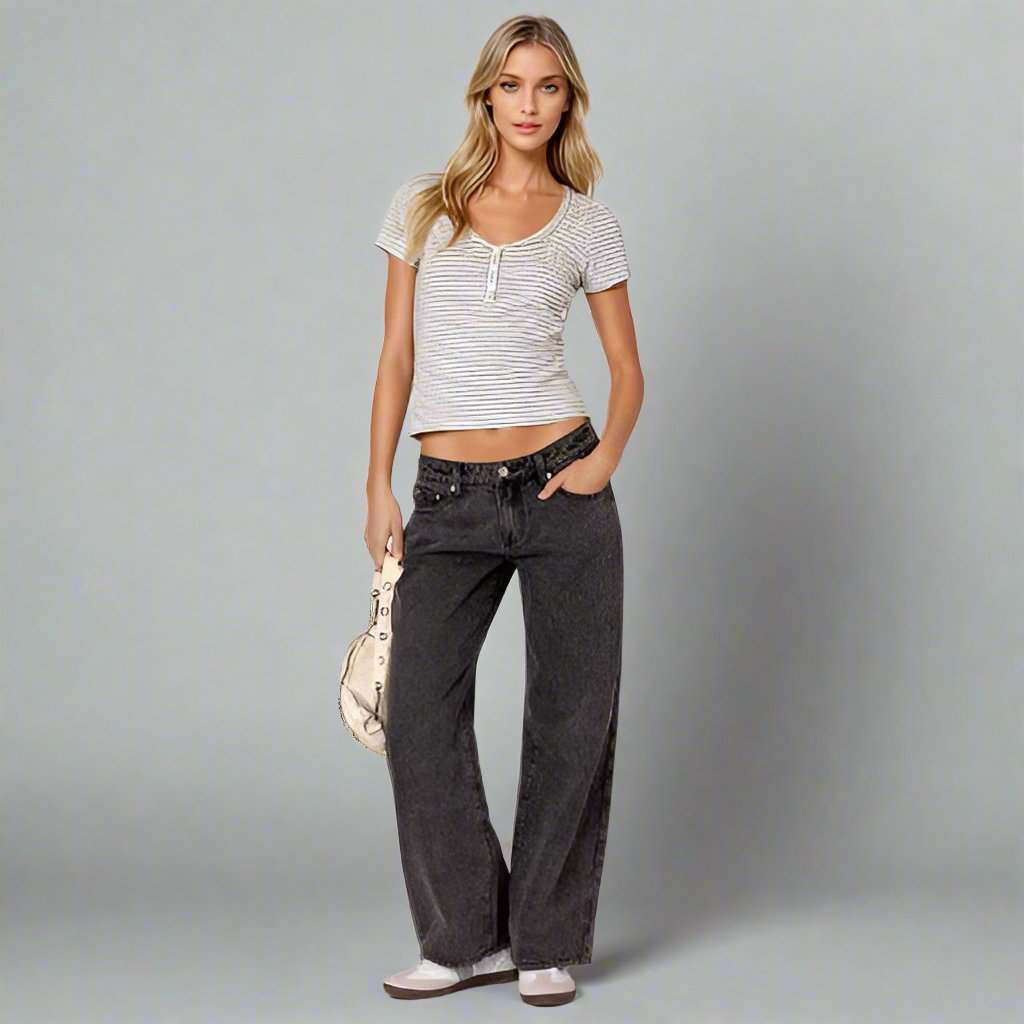 Dames Low Rise Jeans
