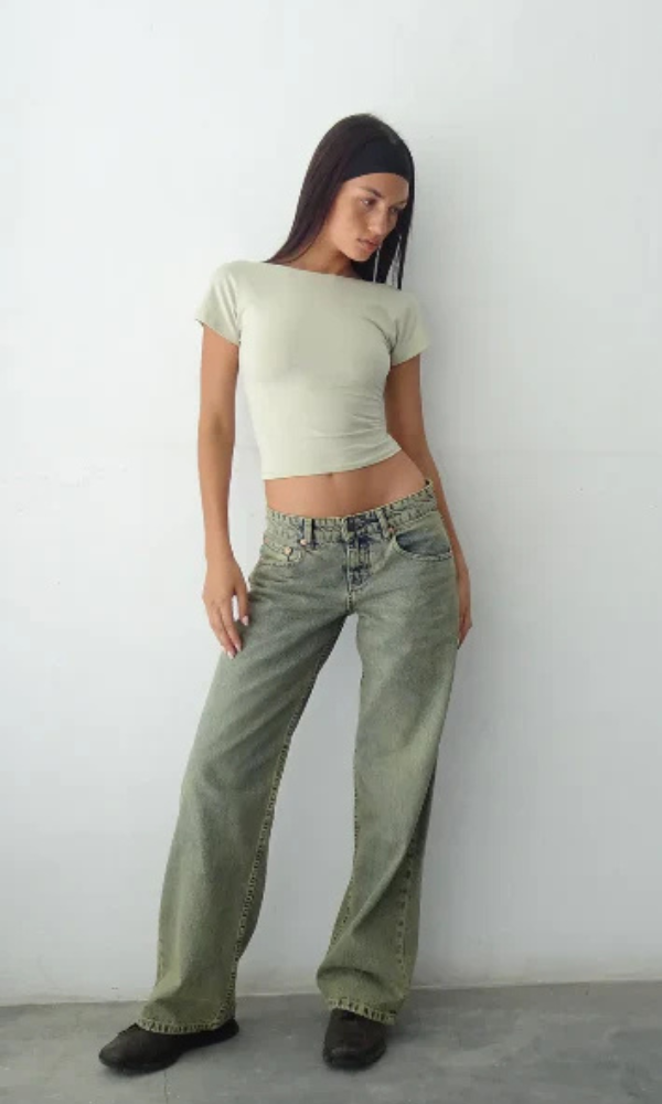 Dames Low Rise Jeans