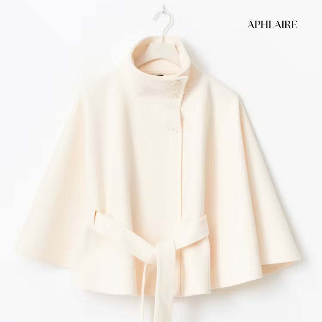 Aphlaire Belted Cape Jacket