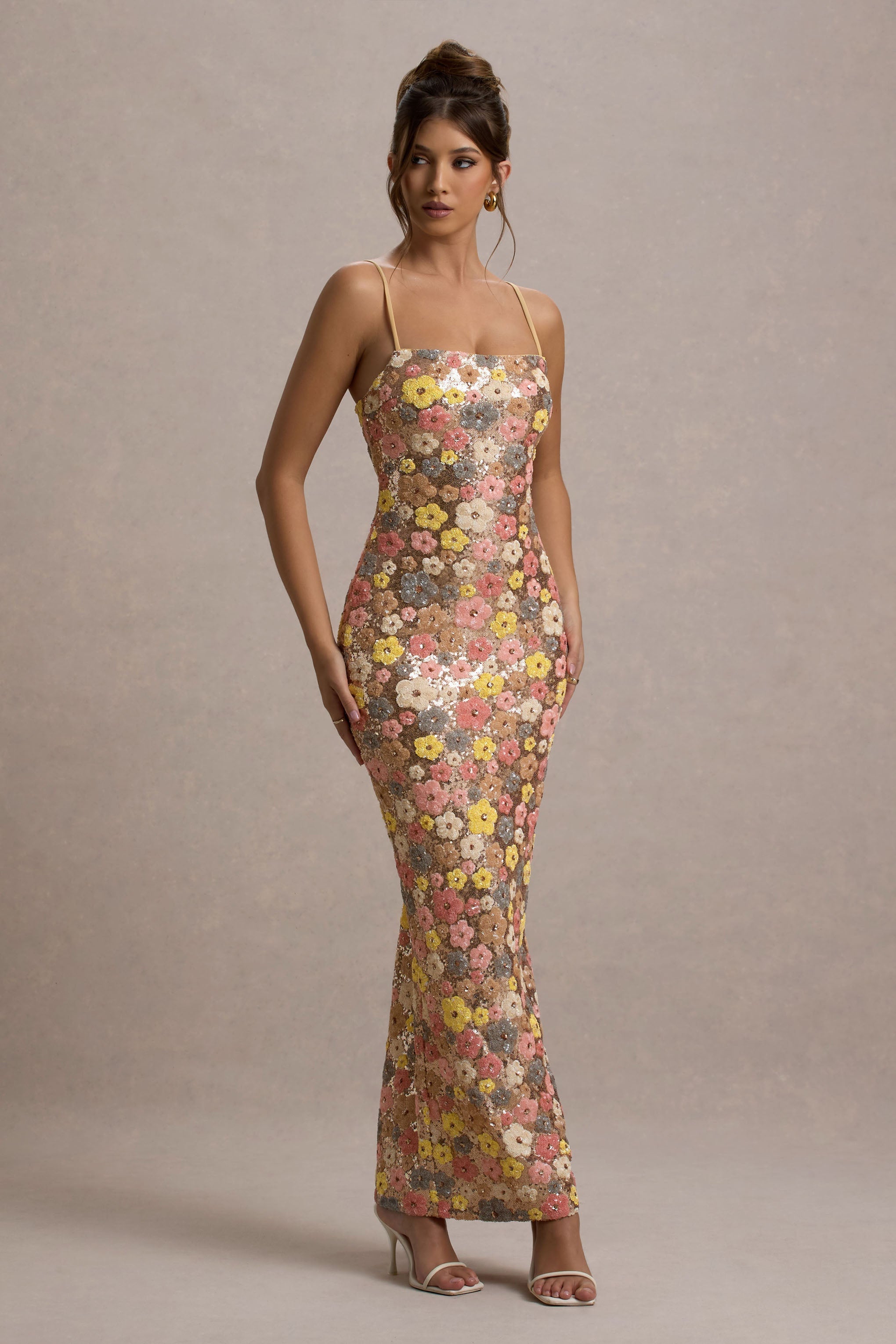Vitora | Sequin Floral Maxi